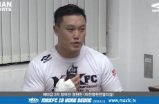 max fc 18 홍성 헤비급 2차 방어전 명현만 (이천명현만멀티짐) 인터뷰 영상